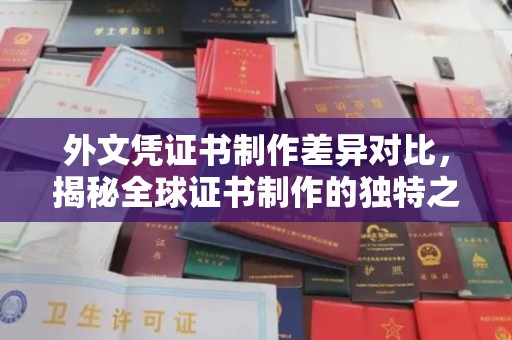 右玉外文凭证书制作差异对比，揭秘全球证书制作的独特之处