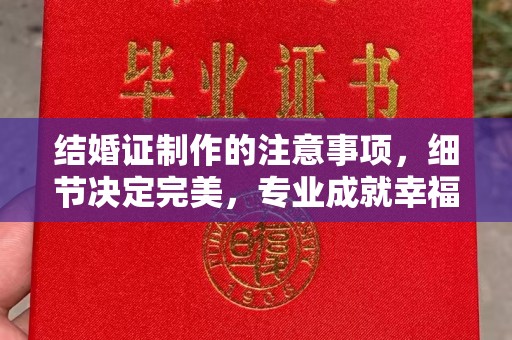 右玉结婚证制作的注意事项，细节决定完美，专业成就幸福
