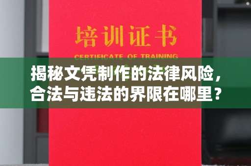 右玉揭秘文凭制作的法律风险，合法与违法的界限在哪里？