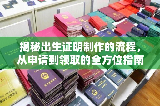 右玉揭秘出生证明制作的流程，从申请到领取的全方位指南