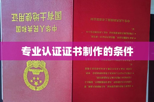 右玉专业认证证书制作的条件
